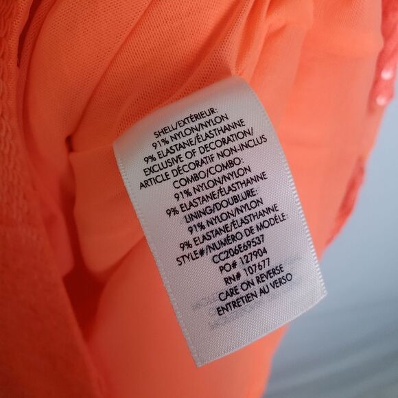 Alice + Olivia Cara Sequin Mesh Panel Mini Dress Size 4 - Picture 7 of 7